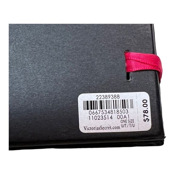 Victoria's Secret Angel Wing Gold Toggle Bracelet, with Rhinestones, New in Box - Picture 5 of 8